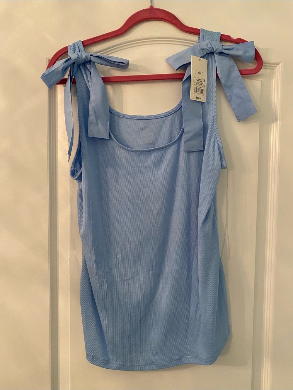 a new day Light Blue Tie-Shoulder Tank - Women